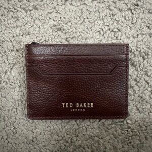 Ted Baker Brown Leather Card Holder